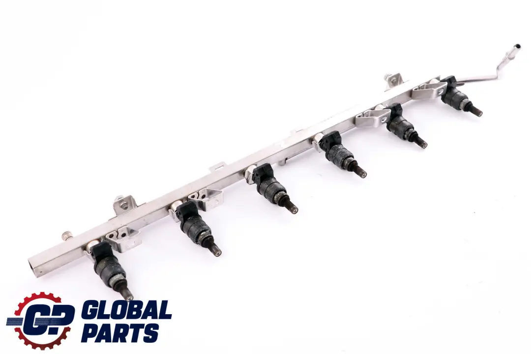M54 Fuel Injector Rail With Injectors to BMW 3 5 7 X3 Series 1 E46 E60 E61 E65 E83 with Part number 7541452 BMW 3 5 7 X3 Series 1 E46 E60 E61 E65 E83 M54 Fuel Injector Rail With Injectors - SKU 7541452-2 - Part number 7541452