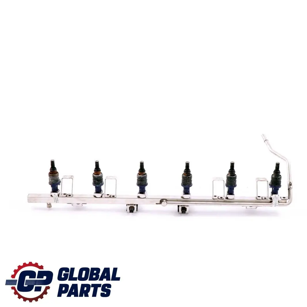 BMW X3 E46 E60 E61 E65 E83 M54 Fuel Injector Rail With Injectors - SKU 7541452-3 - Part number 7541452