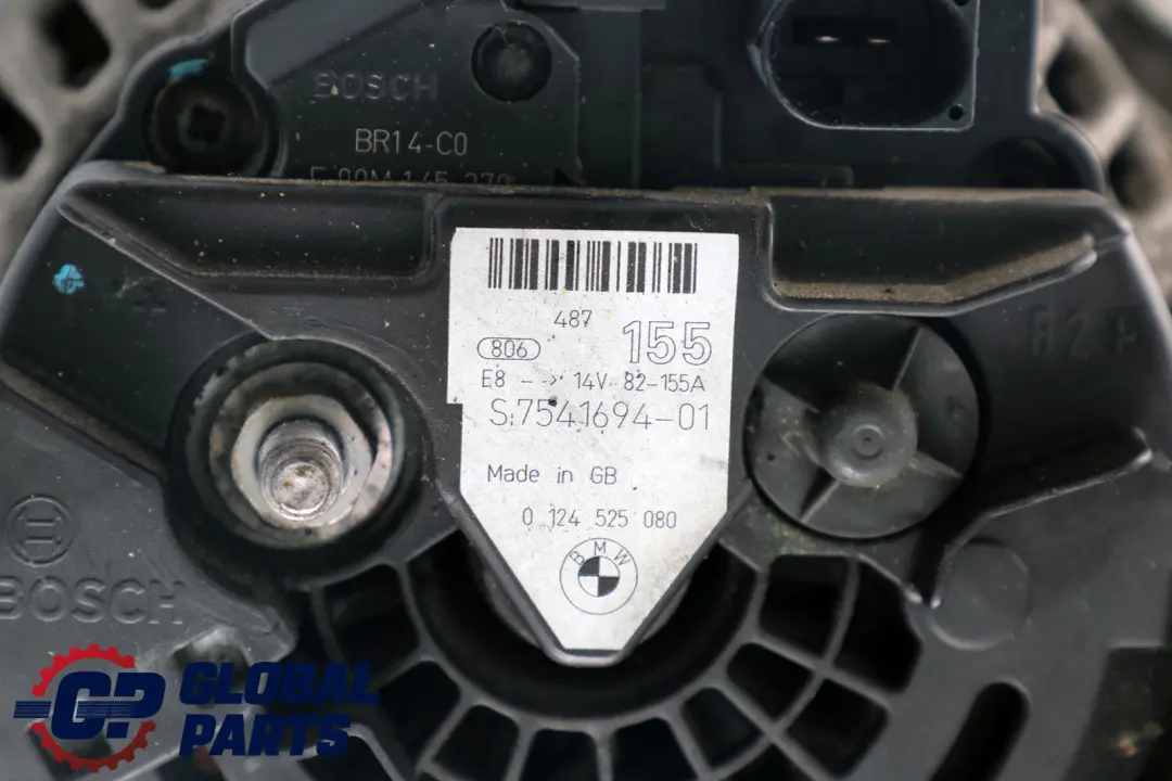 BMW X3 E46 E60 E65 E83 M54 Alternatore Generatore 155A Bosch - SKU 7541694 - Numero di parte 7541694