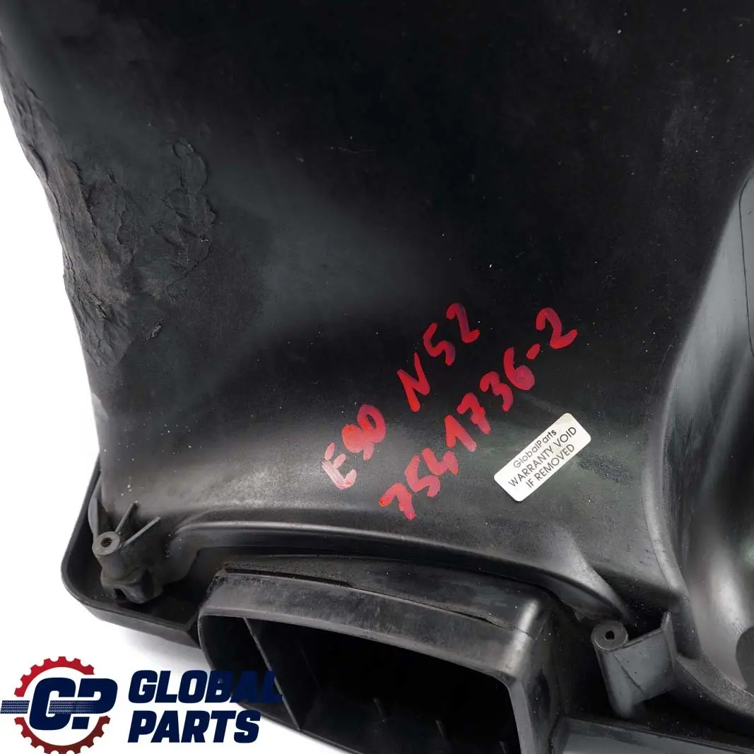BMW E87 E90 E91 2 Gasolina N52 Filtro De Aire Caja Admision Silenciador - SKU 7541736-2 - Número de pieza 7541736