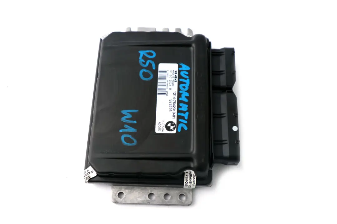 DME Gasolina Motor Unidad Control ECU Automático para BMW Mini Cooper One R50 con número de pieza 7542310 BMW Mini Cooper One R50 DME Gasolina Motor Unidad Control ECU Automático - SKU 7542310 - Número de pieza 7542310