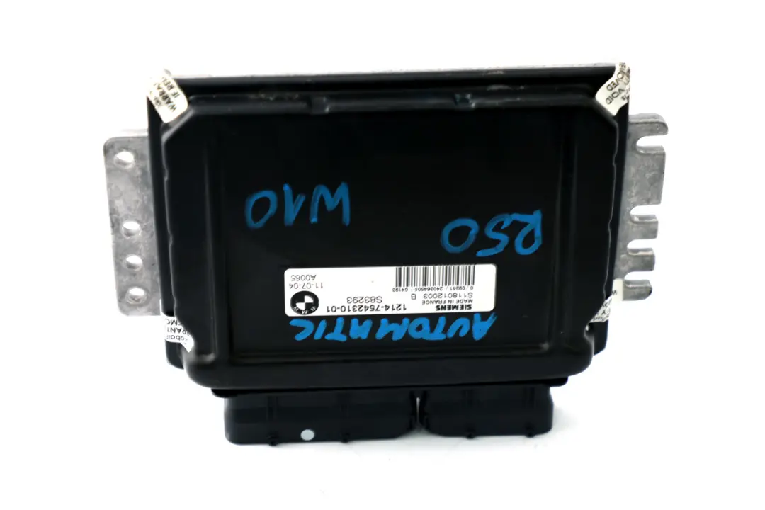 DME Gasolina Motor Unidad Control ECU Automático para BMW Mini Cooper One R50 con número de pieza 7542310 BMW Mini Cooper One R50 DME Gasolina Motor Unidad Control ECU Automático - SKU 7542310 - Número de pieza 7542310