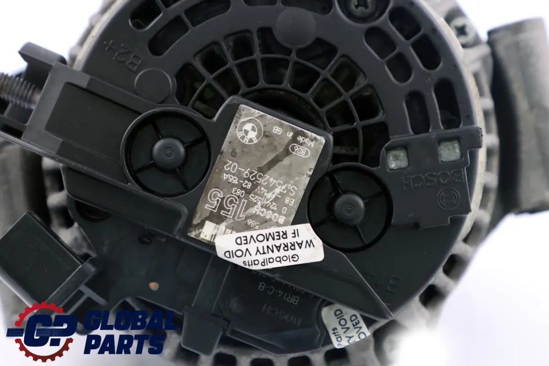 N52 Alternador Generador 155A para BMW E87 E90 E91 E60 E61 E63 con número de pieza 7542529 BMW E87 E90 E91 E60 E61 E63 N52 Alternador Generador 155A - SKU 7542529 - Número de pieza 7542529