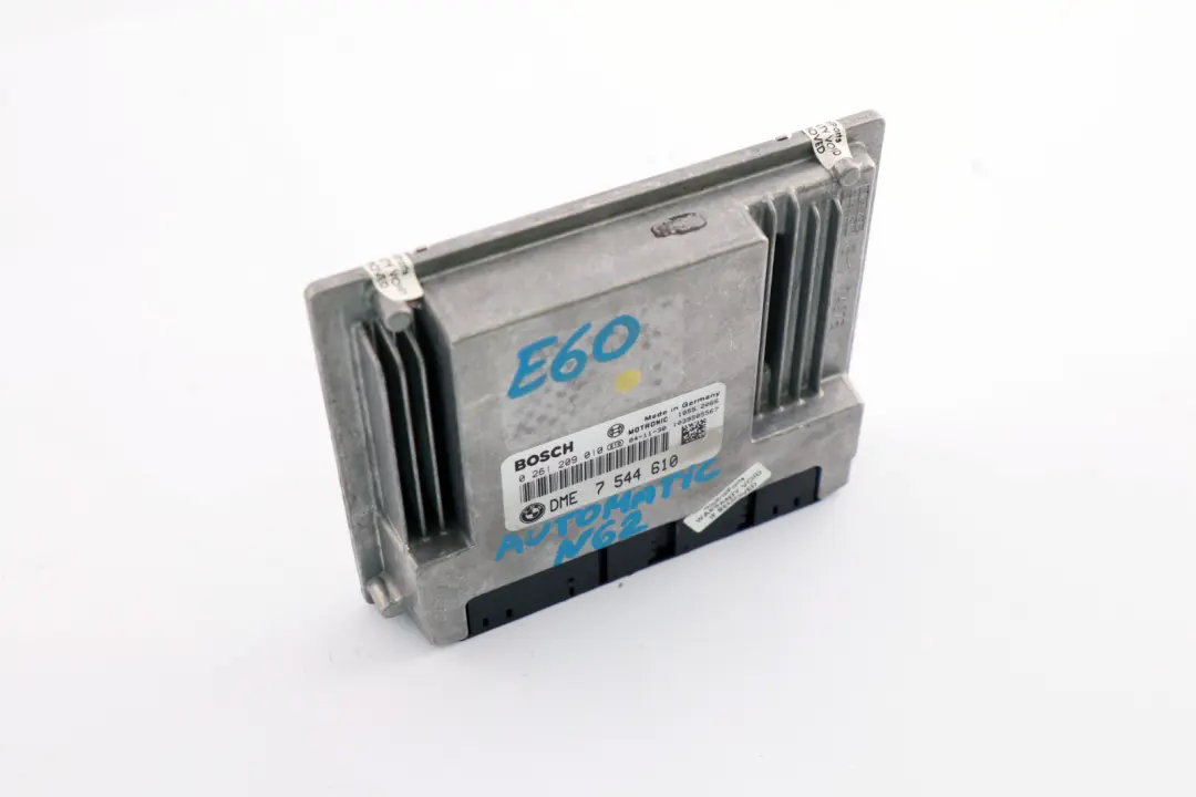 BMW X5 E53 E60 E65 N62 ECU Unidad de Control Básica DME Automático - SKU 7544610 - Número de pieza 7544610