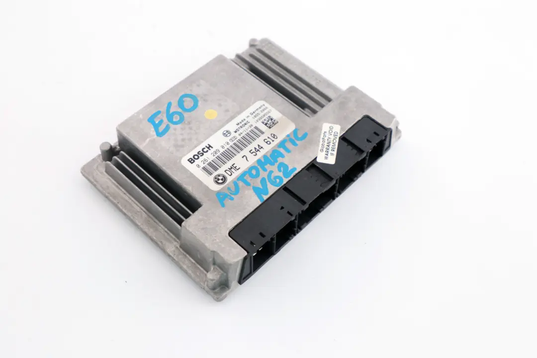 BMW X5 E53 E60 E65 N62 ECU Basic Control Unit DME Automatic - SKU 7544610 - Part number 7544610