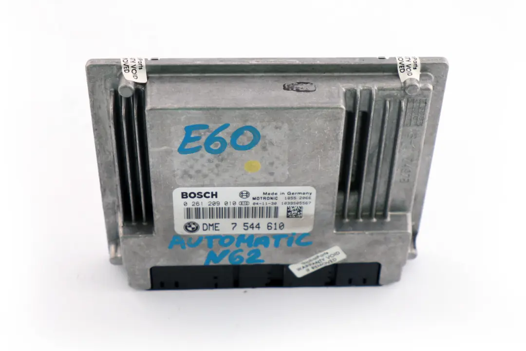 N62 ECU Unità di controllo di base DME Automatico per BMW X5 E53 E60 E65 con numero di parte 7544610 BMW X5 E53 E60 E65 N62 ECU Unità di controllo di base DME Automatico - SKU 7544610 - Numero di parte 7544610