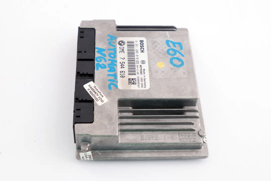 BMW X5 E53 E60 E65 N62 ECU Unità di controllo di base DME Automatico - SKU 7544610 - Numero di parte 7544610