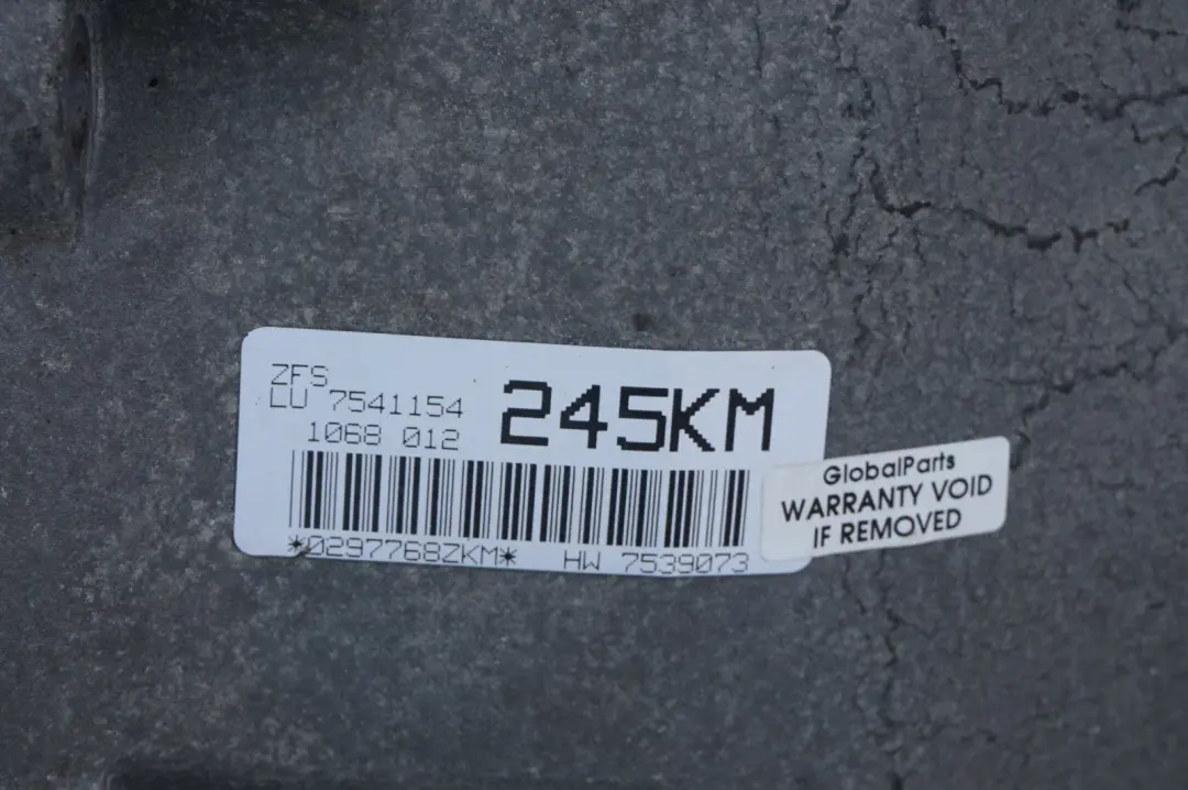BMW E60 E61 530d M57N Automatic Auto Gearbox Transmission GA6HP26Z WARRANTY - SKU 7544621 - Part number 7544621