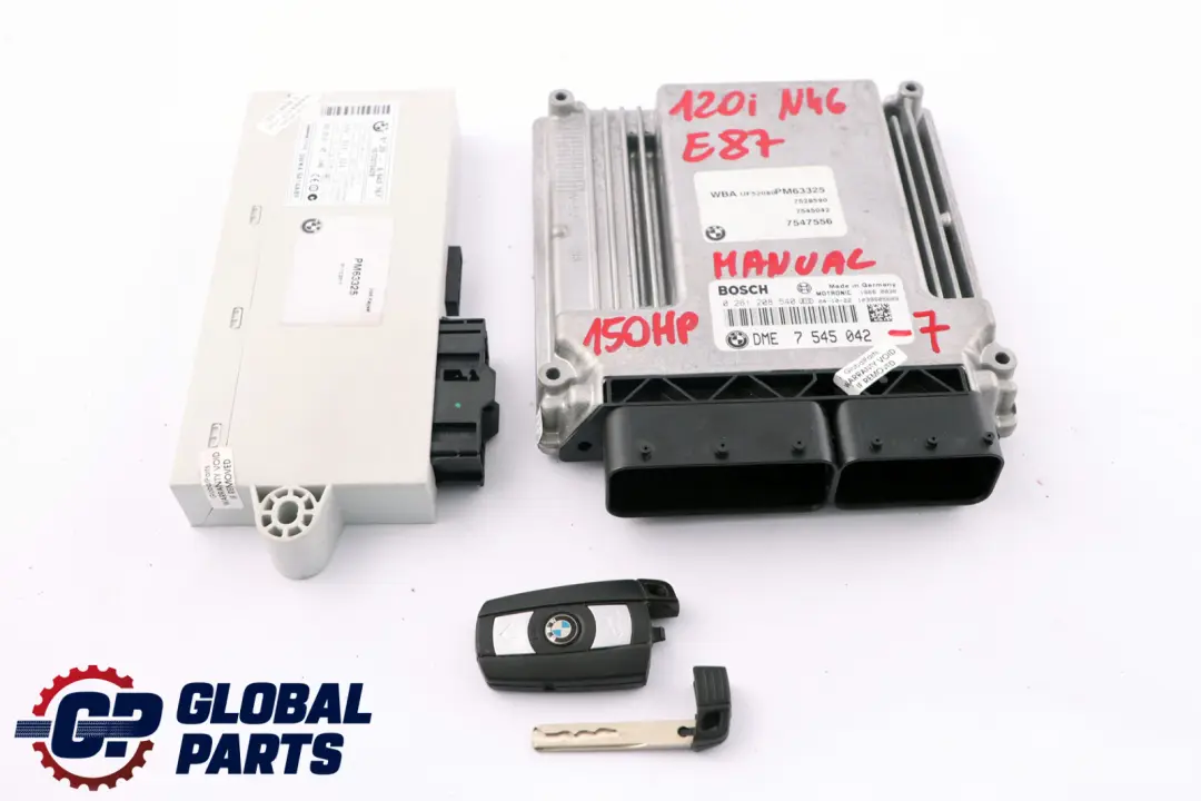 N46 ECU Kit DME CAS2 + Key Manual to BMW 1 3 Series 7 E87 E90 E91 120i 320i with Part number 7545042 BMW 1 3 Series 7 E87 E90 E91 120i 320i N46 ECU Kit DME CAS2 + Key Manual - SKU 7545042-7 - Part number 7545042