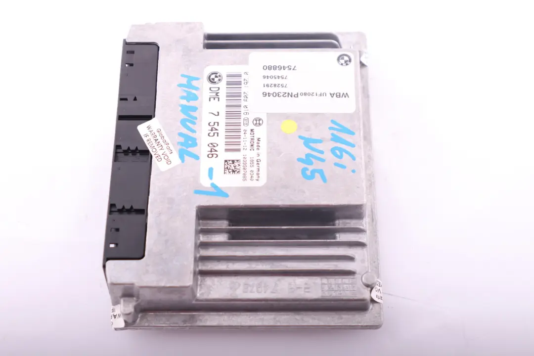 ECU N45 116i 316i Motor Steuergerät DME 0261209016 für BMW 1 3 er E87 E90 mit Teilenummer 7545046 BMW 1 3 er E87 E90 ECU N45 116i 316i Motor Steuergerät DME 0261209016 - SKU 7545046-1 - Teilenummer 7545046