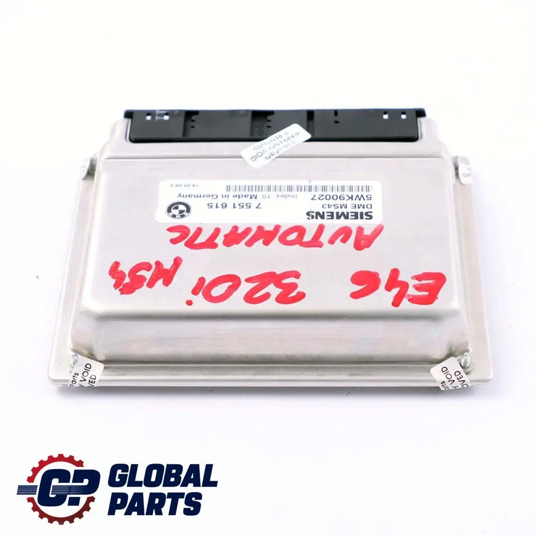 BMW E46 320Ci 320i M54 Engine Control Unit ECU DME MS43 7551615 Automatic - SKU 7545422 - Part number 7545422