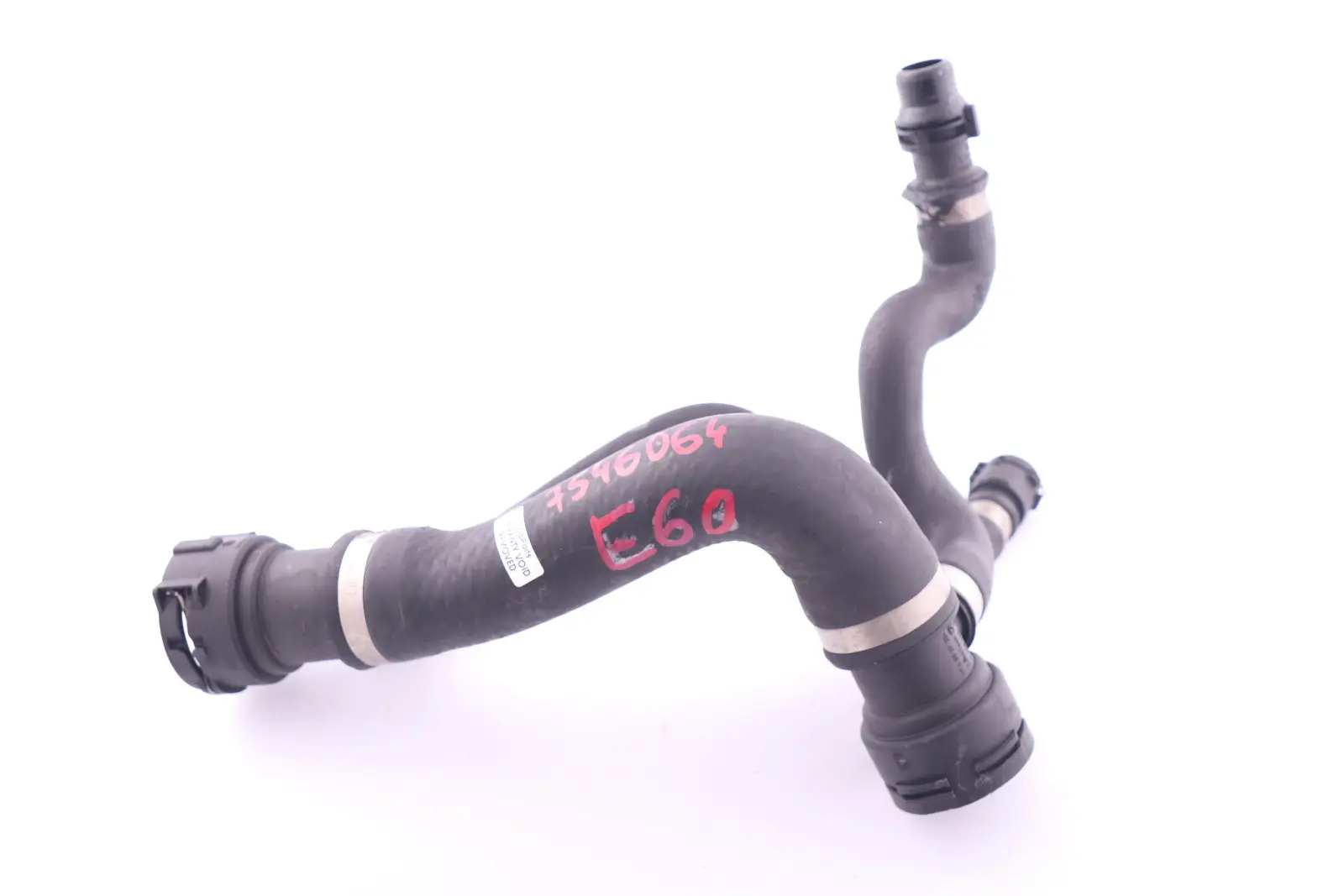 Water Coolant Pipe BMW E60 E61 E63 E64 Hose Engine To Radiator Top Petrol N52