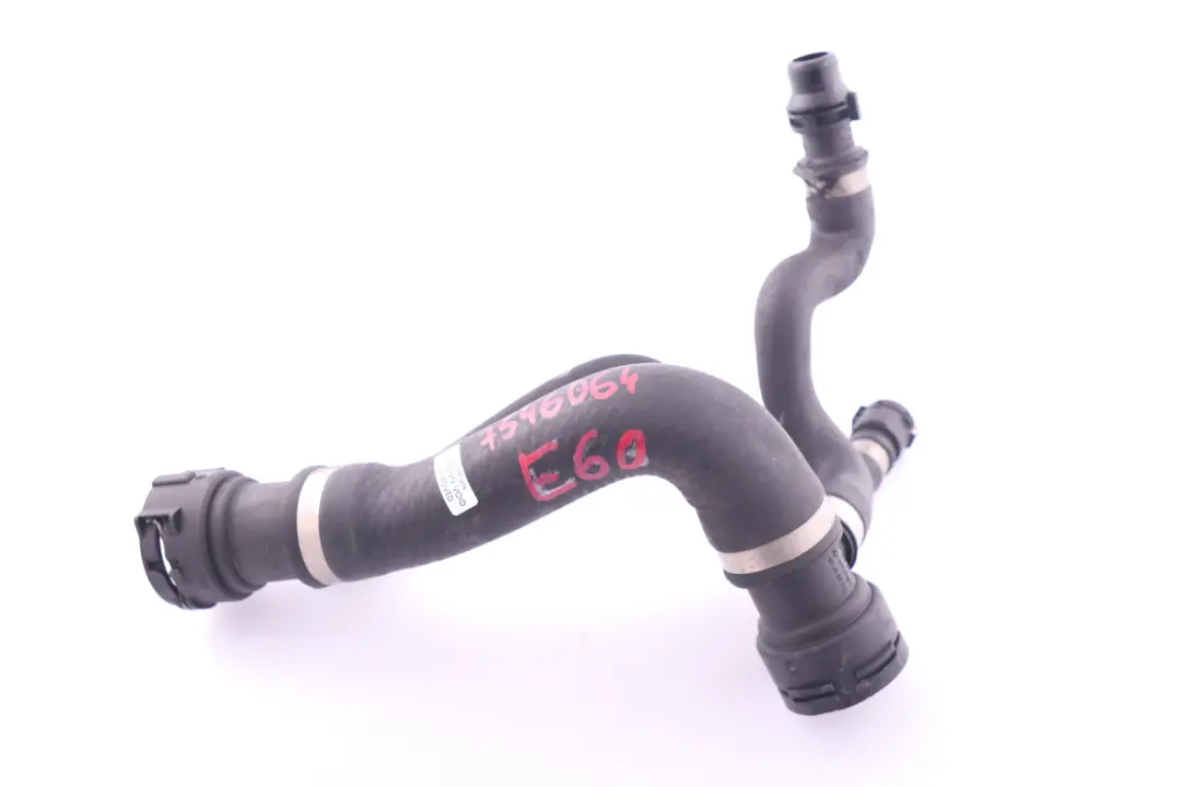 Water Coolant Pipe BMW E60 E61 E63 E64 Hose Engine To Radiator Top Petrol N52 to with Part number 7546064 Water Coolant Pipe BMW E60 E61 E63 E64 Hose Engine To Radiator Top Petrol N52 - SKU 7546064 - Part number 7546064