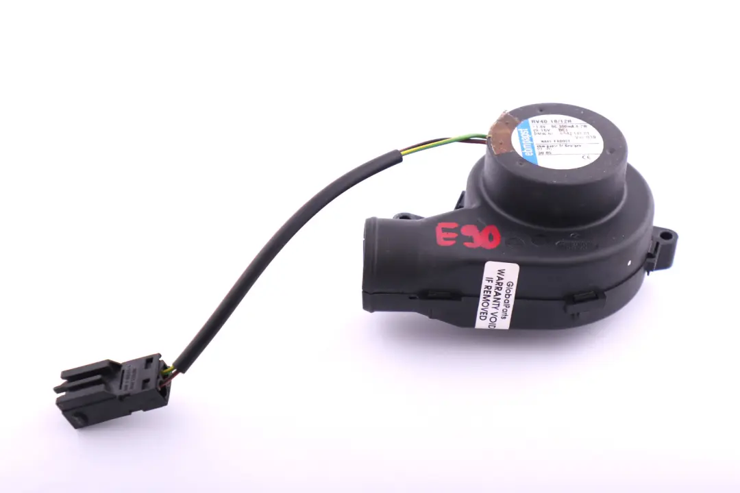 BMW 1 X1 E82 E84 E87N E88 E90 E91 E92 E93 Ventilador E-box - SKU 7547141 - Número de pieza 7547141