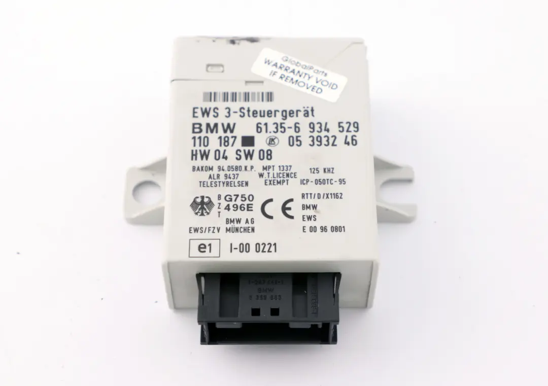 BMW MINI Cooper R50 W10 116HP Petrol Engine ECU Kit EWS3 Key Automatic - SKU 7547286-1 - Part number 7547286