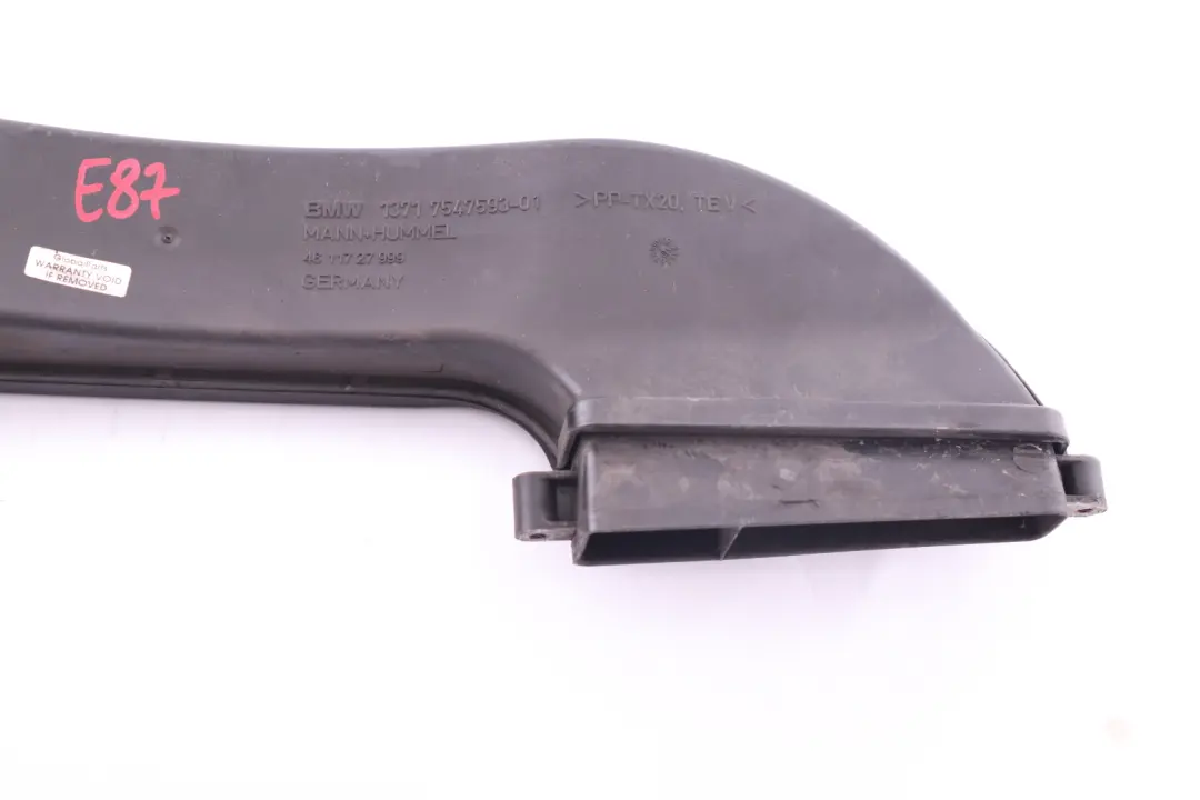 BMW 1 Series E81 E82 E87 E88 130i N52 N52N Air Intake Duct Suction Hood - SKU 7547593 - Part number 7547593