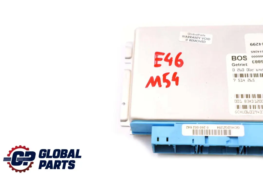 Benzin M54 Automatik Steuergerät EGS für BMW 3 5 Z4 er E39 E46 E85 mit Teilenummer 7514265 BMW 3 5 Z4 er E39 E46 E85 Benzin M54 Automatik Steuergerät EGS - SKU 7548312 - Teilenummer 7514265