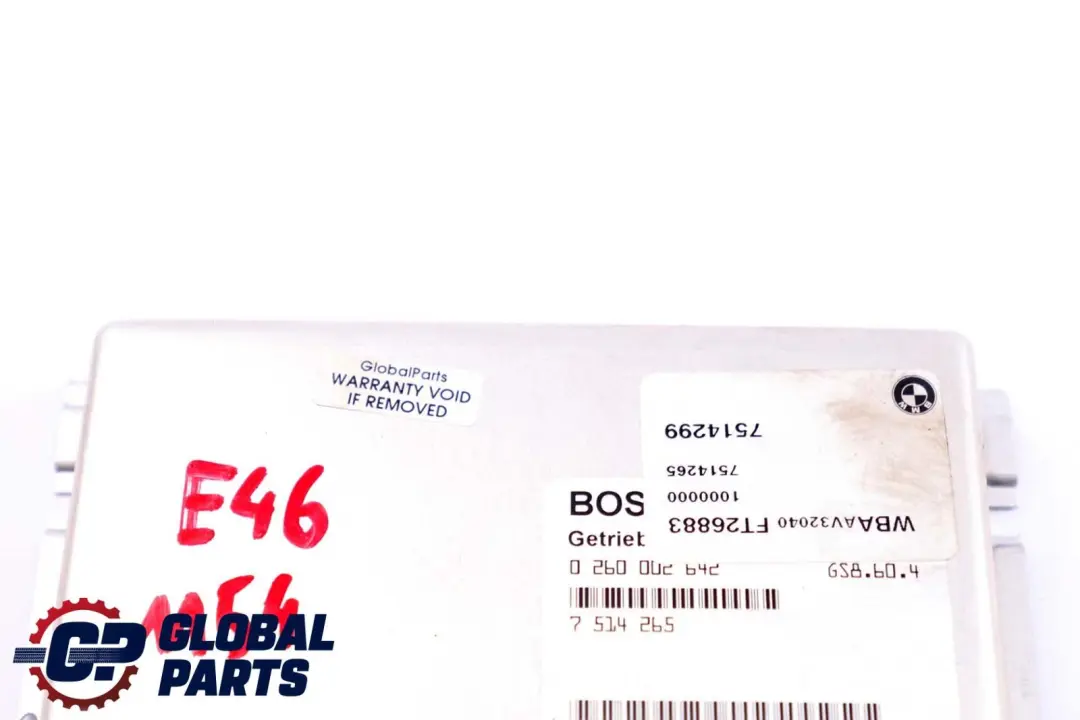 Gearbox Basic Control Unit Module EGS to BMW E39 E46 E85 Automatic with Part number 7514265 BMW E39 E46 E85 Automatic Gearbox Basic Control Unit Module EGS - SKU 7548312 - Part number 7514265