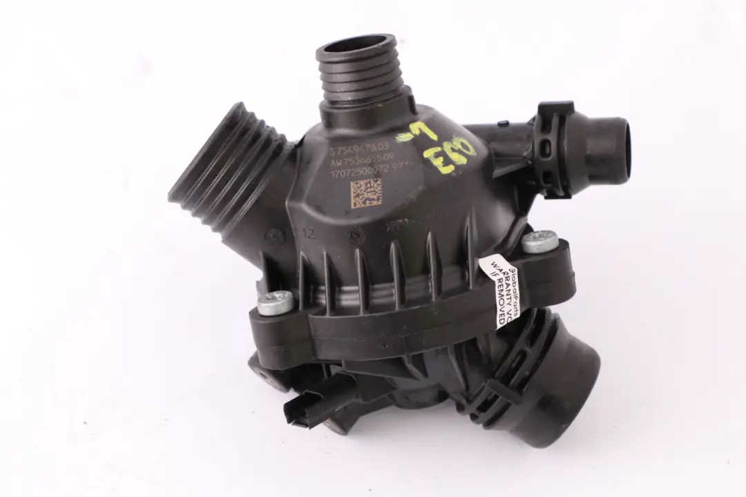 Thermostat BMW E60 E61 E63 E65 E81 E87 E90 E91 E93 Water Pump to with Part number 7549476 Thermostat BMW E60 E61 E63 E65 E81 E87 E90 E91 E93 Water Pump - SKU 7549476-1 - Part number 7549476