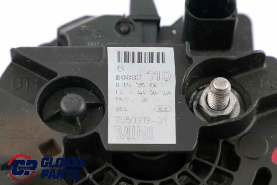 MINI Cooper One R50 R52 Lichtmaschine Generator 110A Benzin - SKU 7550319 - Teilenummer 7550997