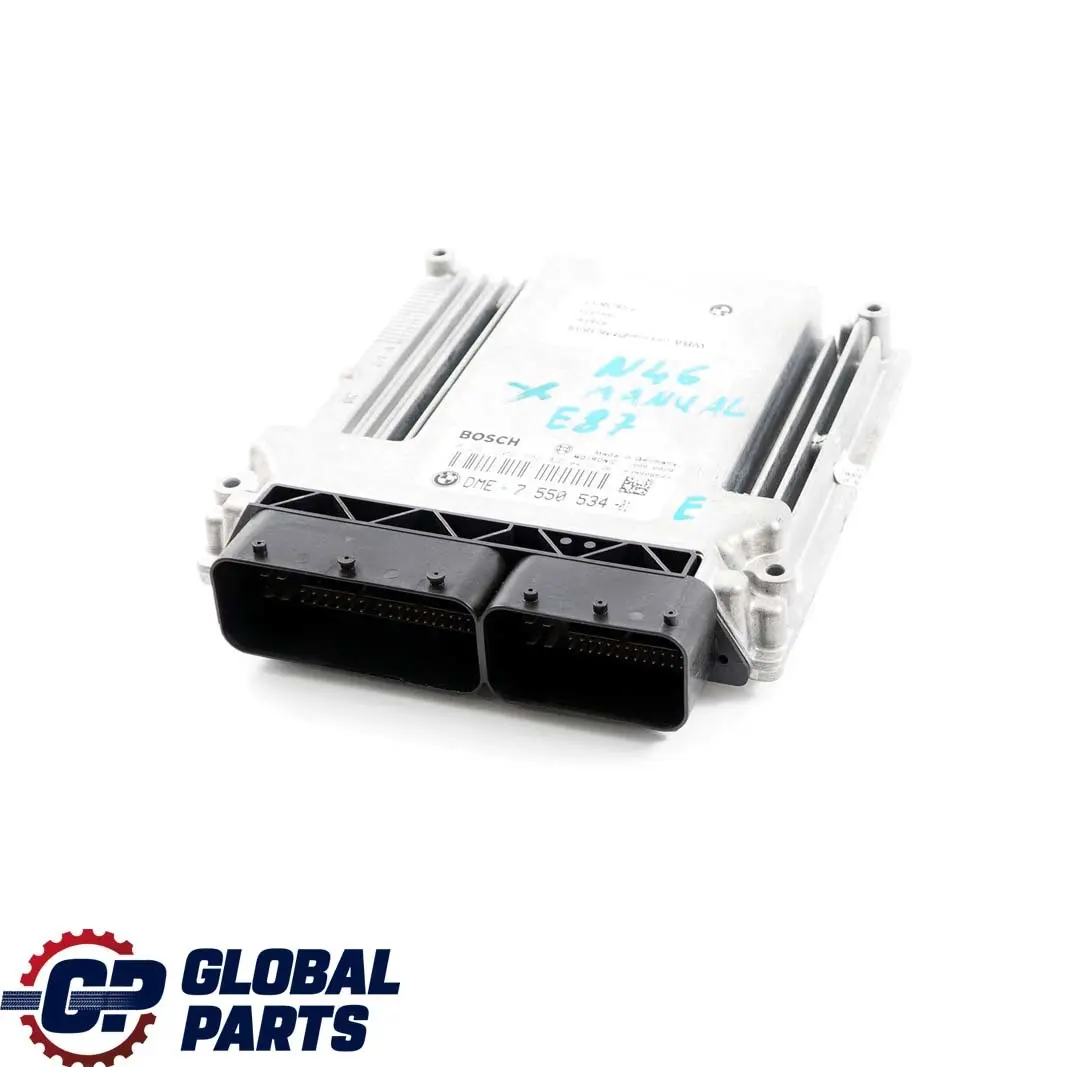 BMW 1 3 er E87 E90 E91 N46 118i 318i 120i 320i Motor Steuergerät DME - SKU 7550534 - Teilenummer 7550534