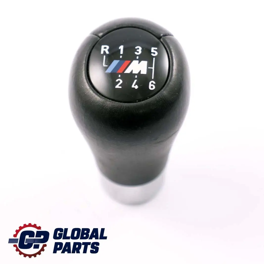 BMW 5 6 Z4 Series E60 E63 E85 M Sport Shift Gear Knob 6-speed Leather Ruthenium - SKU 7550685 - Part number 7550685