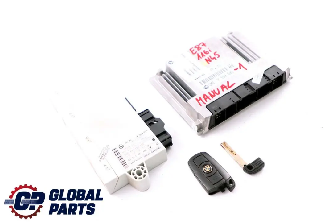 BMW 1 3 Series E87 E90 116i 316i 1.6 N45 Petrol ECU KIT DME CAS2 + Key - SKU 7550688-1 - Part number 7550688