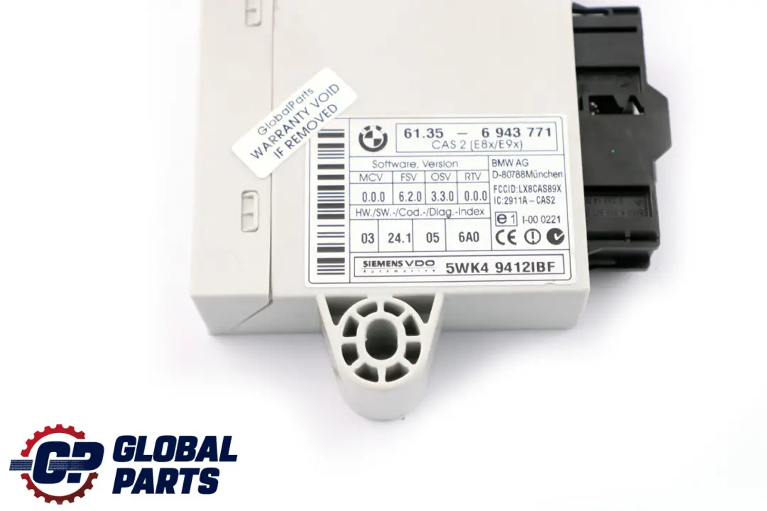 BMW 1 3 Series E87 E90 N45 116i 316i Petrol ECU KIT DME + CAS2 + Key - SKU 7550688-2 - Part number 7550688