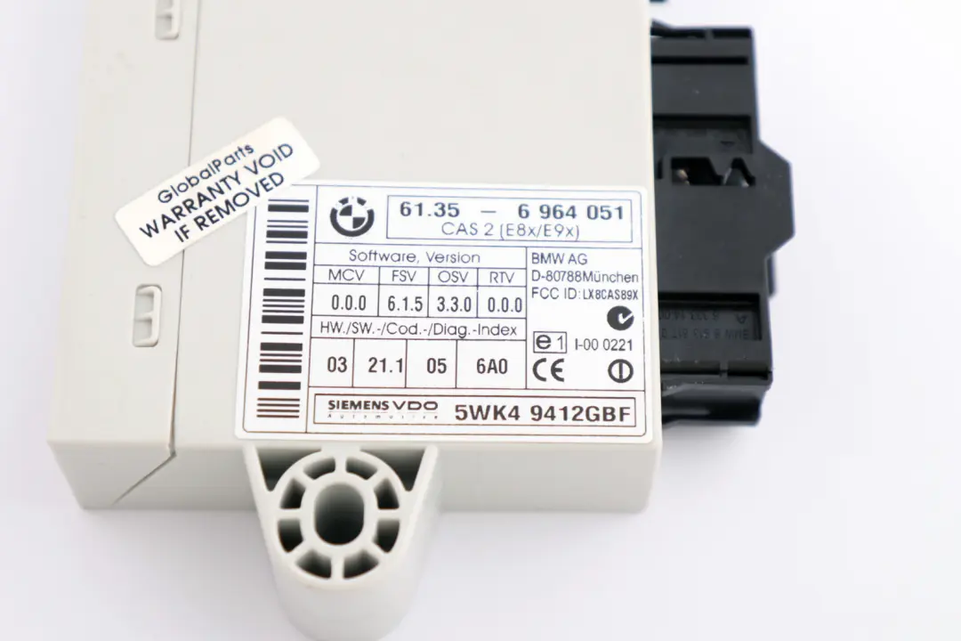 N45 ECU Grundsteuergerät DME CAS2 2 Schlüsel für BMW 1 3 er E87 E90 116i 316i mit Teilenummer 7550688 BMW 1 3 er E87 E90 116i 316i N45 ECU Grundsteuergerät DME CAS2 2 Schlüsel - SKU 7550688-5 - Teilenummer 7550688