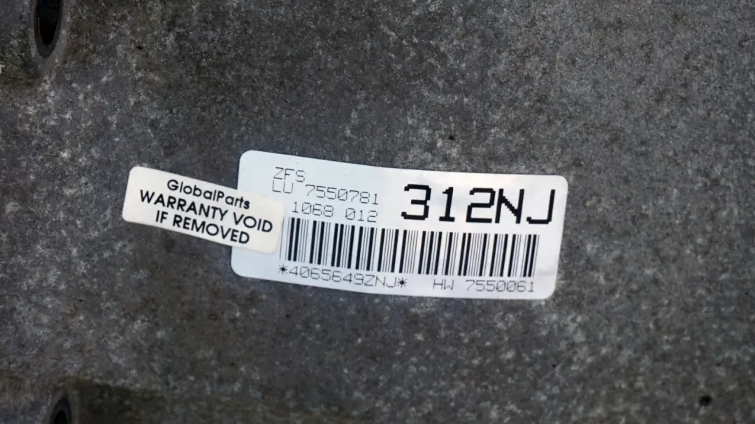 BMW E60 E61 535d M57N Caja Cambios Automática GA6HP26Z 7544598 GARANTÍA - SKU 7550781 - Número de pieza 7550781