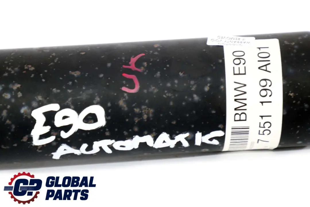 BMW E90 E91 E92 E93 Petrol Prop Drive Shaft Automatic Gearbox - SKU 7551199 - Número de pieza 26107551199