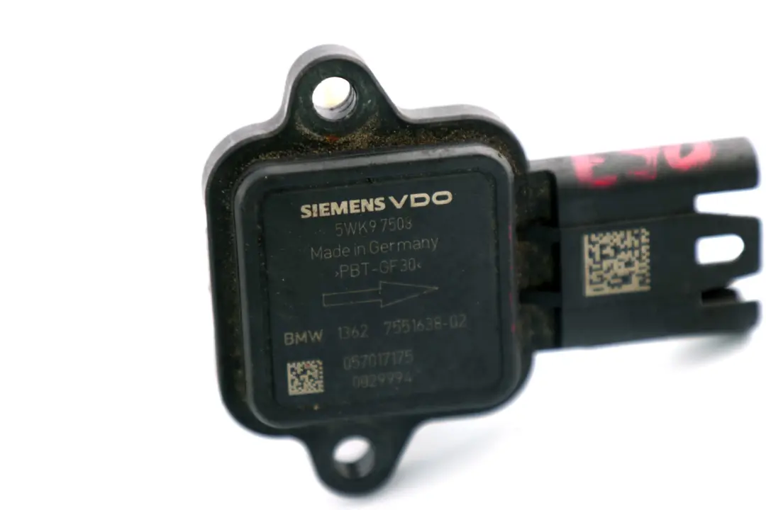 N52 N52N Sensor Flujo Masa Aire Gasolina para BMW E81 Z4 E89 E90 E91 con número de pieza 7551638 BMW E81 Z4 E89 E90 E91 N52 N52N Sensor Flujo Masa Aire Gasolina - SKU 7551638 - Número de pieza 7551638