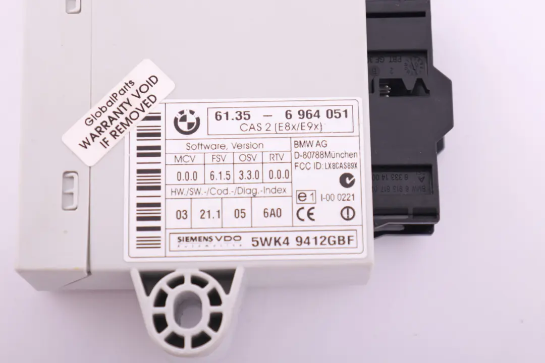 BMW 3 5 Series E60 E90 E91 N52 325i 525i ECU Kit DME CAS2 Key Automatic - SKU 7552393 - Part number 7552393