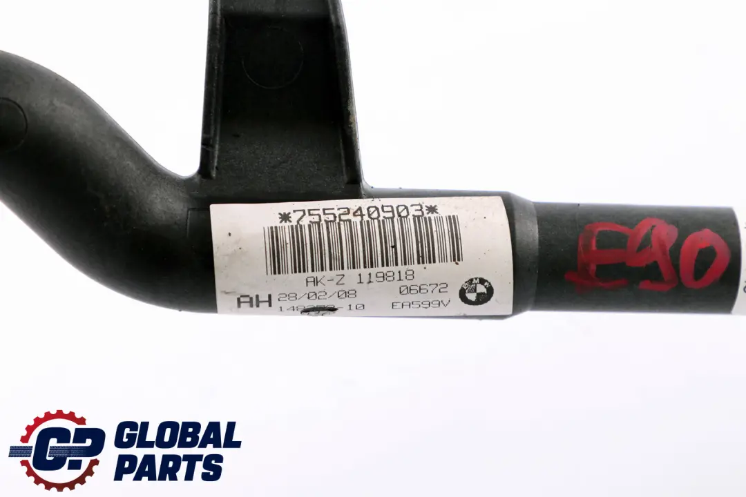 Engine Coolant Line BMW E82 E90 E91 E92 LCI Heater Return-Thermostat - SKU 7552409 - Part number 17127552409
