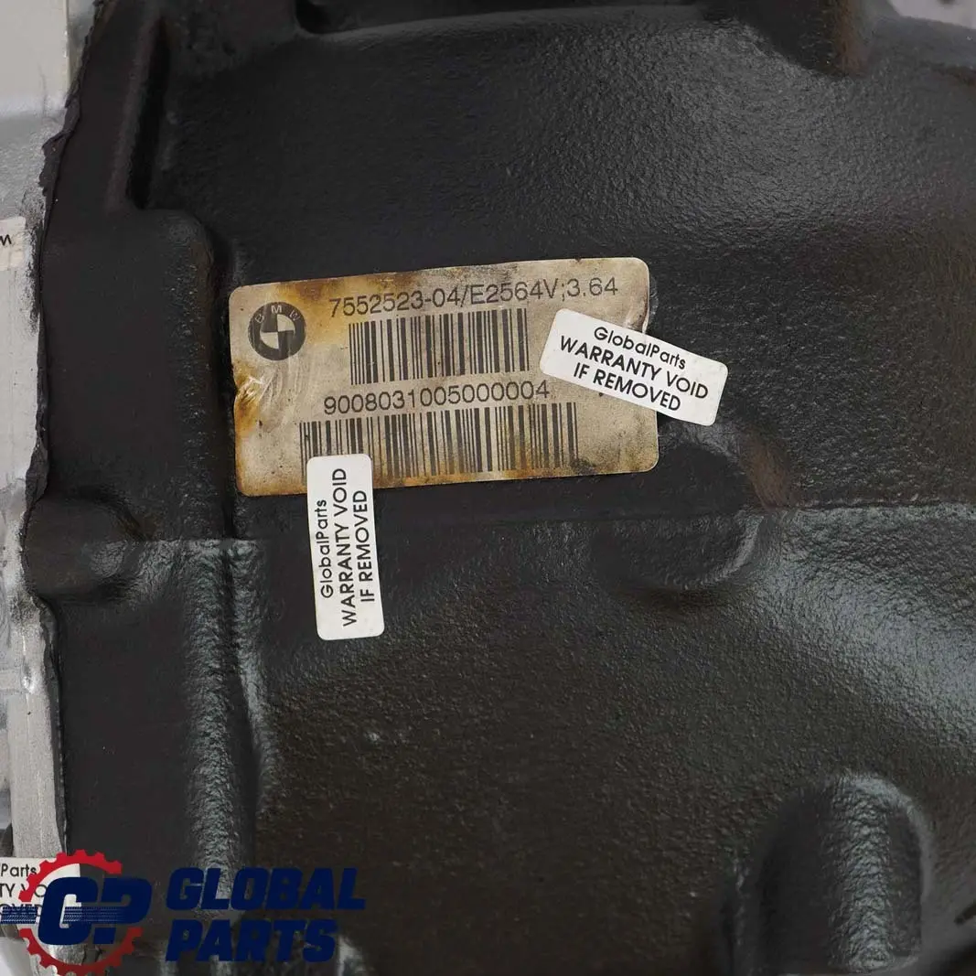 BMW X5 E70 3.0d 3.0sd M57N2 Rear Differential Diff 3,64 Ratio WARRANTY - SKU 7552523 - Part number 7552523