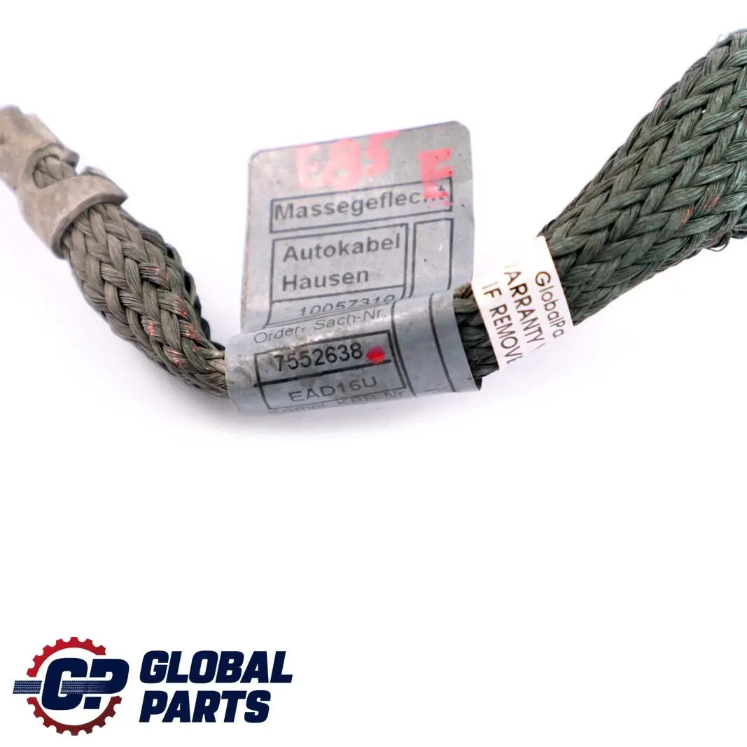 BMW Z4 Series E85 N52 Roadster Earth Cable Battery - SKU 7552638 - Part number 7552638