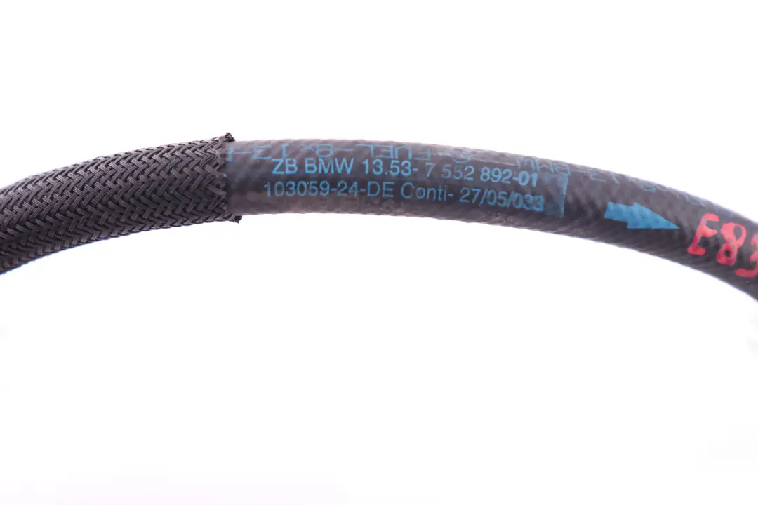 Pipe Hose Fuel Tank N52N to BMW X3 E83 LCI F25 with Part number 7552892 BMW X3 E83 LCI F25 Pipe Hose Fuel Tank N52N - SKU 7552892 - Part number 7552892