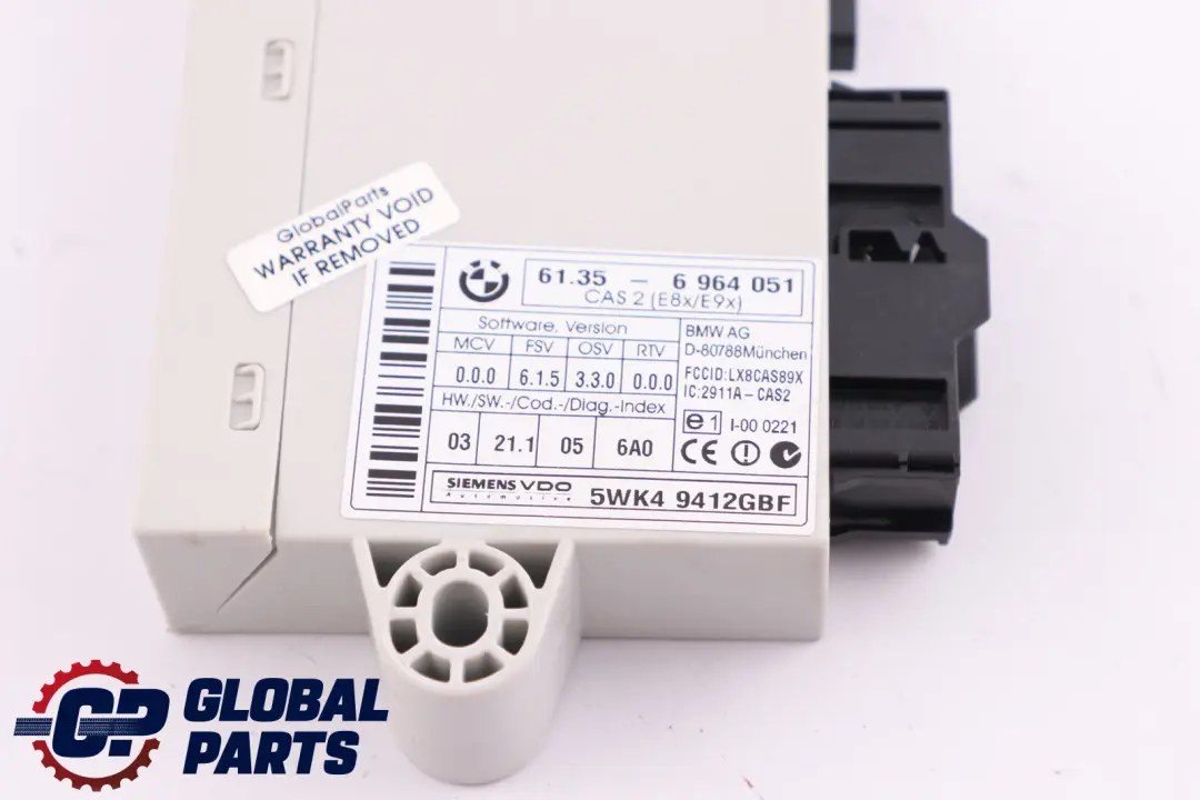 BMW E60 E90 E91 N52 330i 530i ECU Kit DME CAS2 Key Automatic - SKU 7553166-3 - Part number 7553166