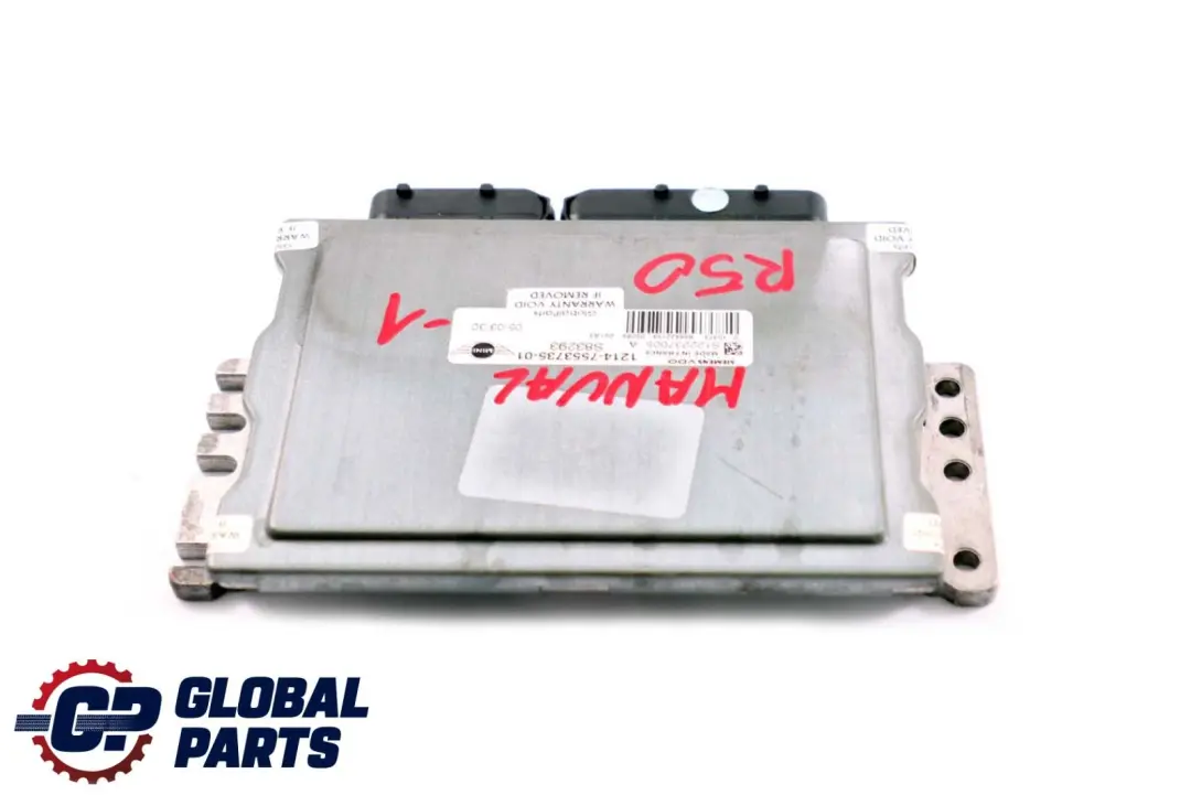DME Benzina Unità di controllo motore ECU 7553735 Manuale per Mini Cooper R50 R52 con numero di parte 7557395 Mini Cooper R50 R52 DME Benzina Unità di controllo motore ECU 7553735 Manuale - SKU 7553735-1 - Numero di parte 7557395
