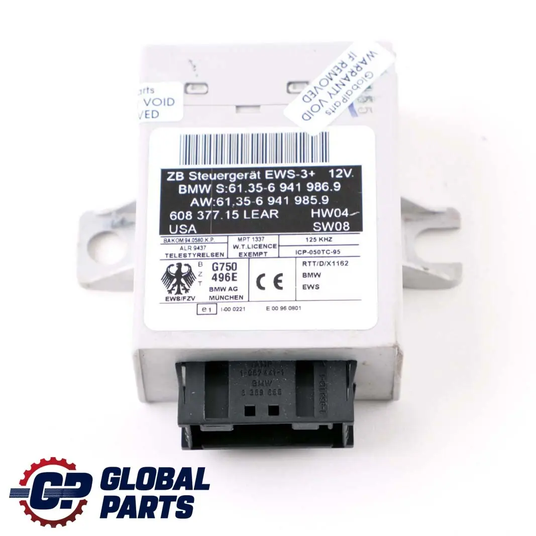 116HP Motor Steuergerät EWS Schlüssel MINI Cooper R50 W10 - SKU 7553735-4 - Teilenummer 7553735