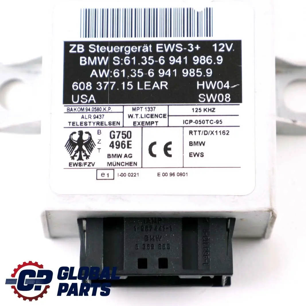 Mini Cooper R50 W10 116HP Unite de Commande de Moteur Ews Cle - SKU 7553735-4 - Numéro de pièce 7553735