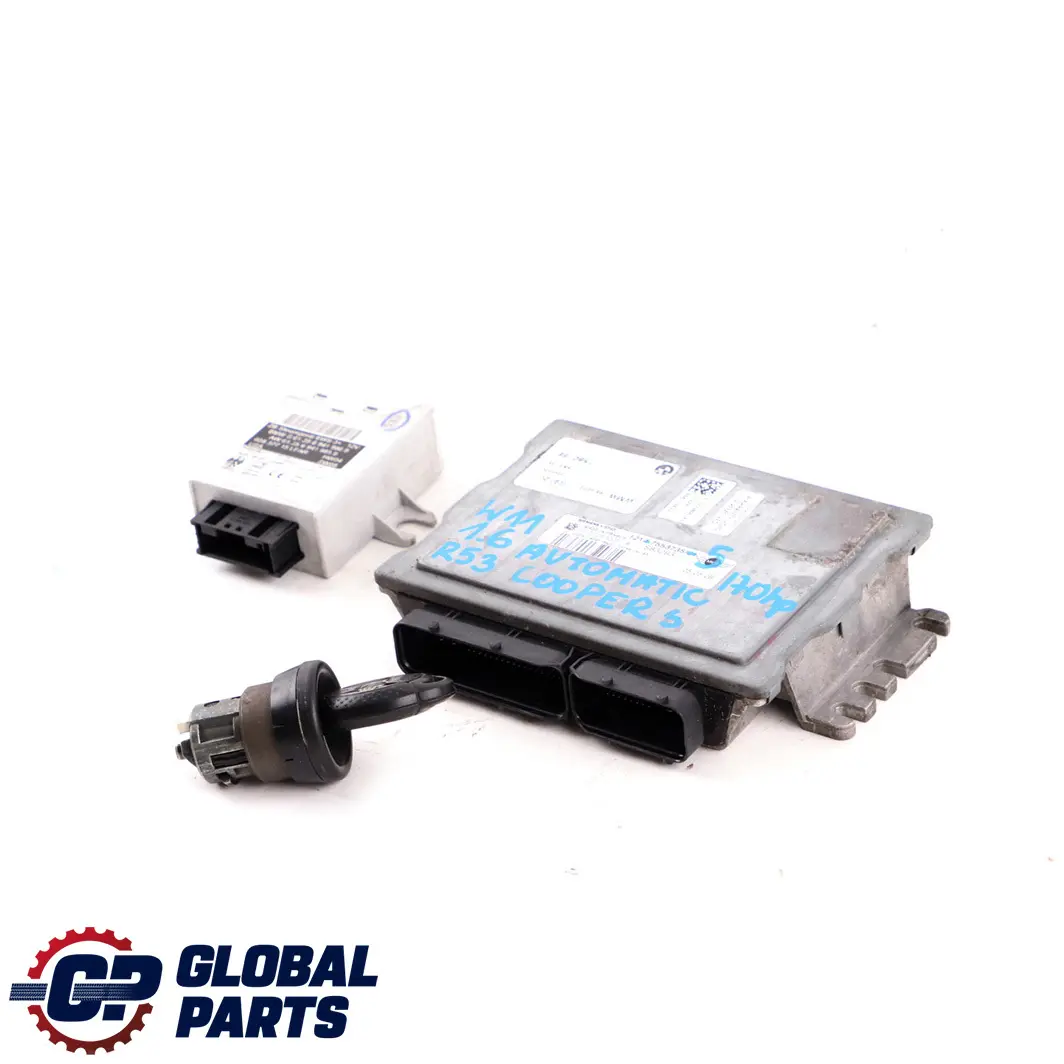 Mini Cooper S R52 R53 W11 170HP Engine ECU Kit DME Key EWS Automatic - SKU 7553735-8 - Part number 7553735