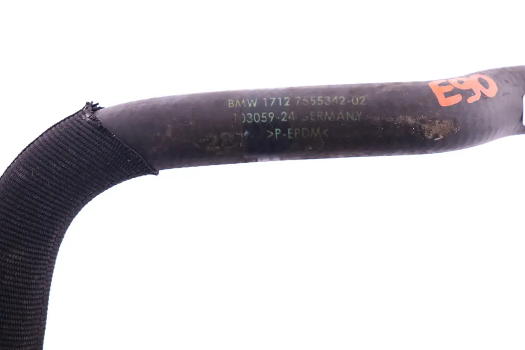 Tuyau Zusatzwasserpumpe-Motorvorlauf pour BMW 3 Serie E90 à propos du numéro de pièce 7555342 BMW 3 Serie E90 Tuyau Zusatzwasserpumpe-Motorvorlauf - SKU 7555342 - Numéro de pièce 7555342