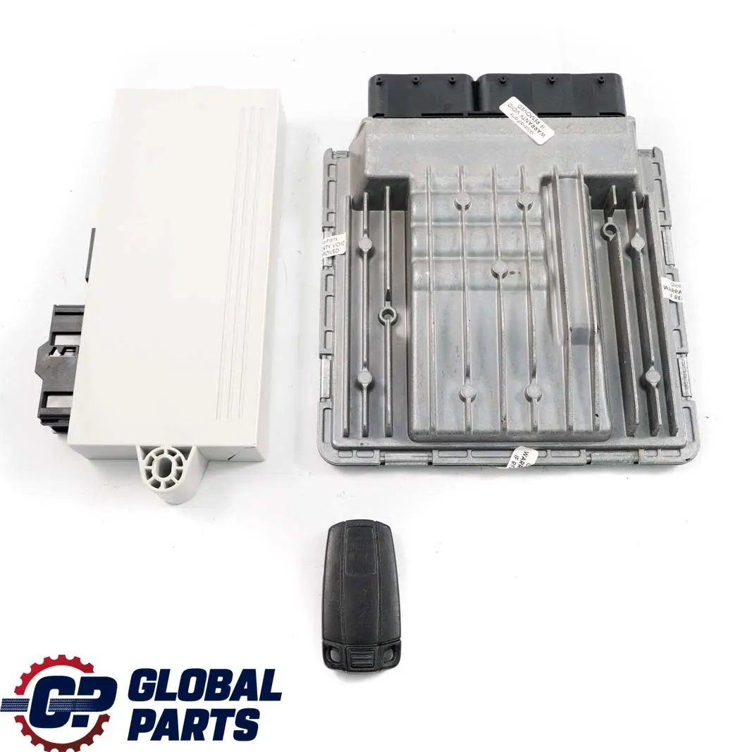 BMW E60 E61 E90 E91 325i 525i N52 ECU DME CAS2 + Cle Manuelle - SKU 7555361-3 - Numéro de pièce 7555361