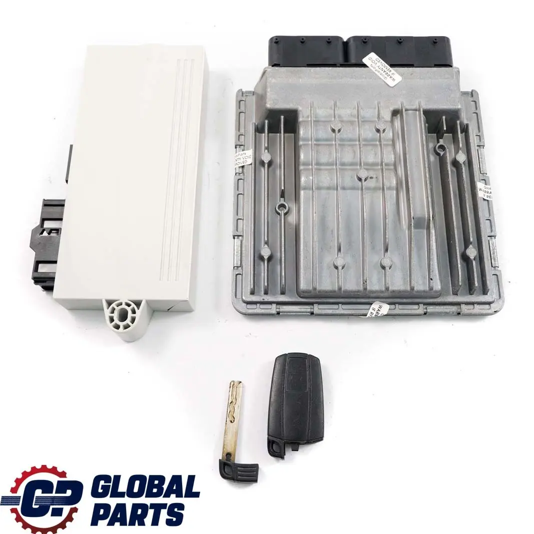 BMW E60 E61 E90 E91 325i 525i N52 ECU DME CAS2 + Cle Manuelle - SKU 7555361-3 - Numéro de pièce 7555361