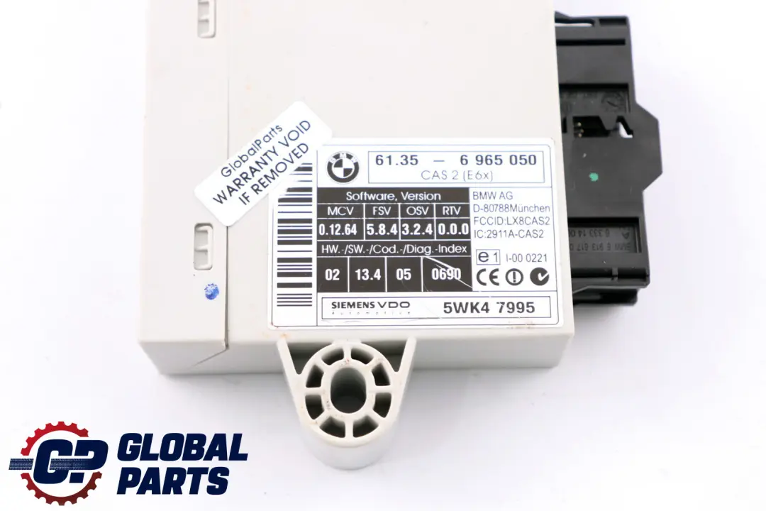 BMW 5 6 er E60 E63 E64 530i 630i N52 ECU Kit DME CAS 2 Schlüssel Automat - SKU 7555361-5 - Teilenummer 7555361