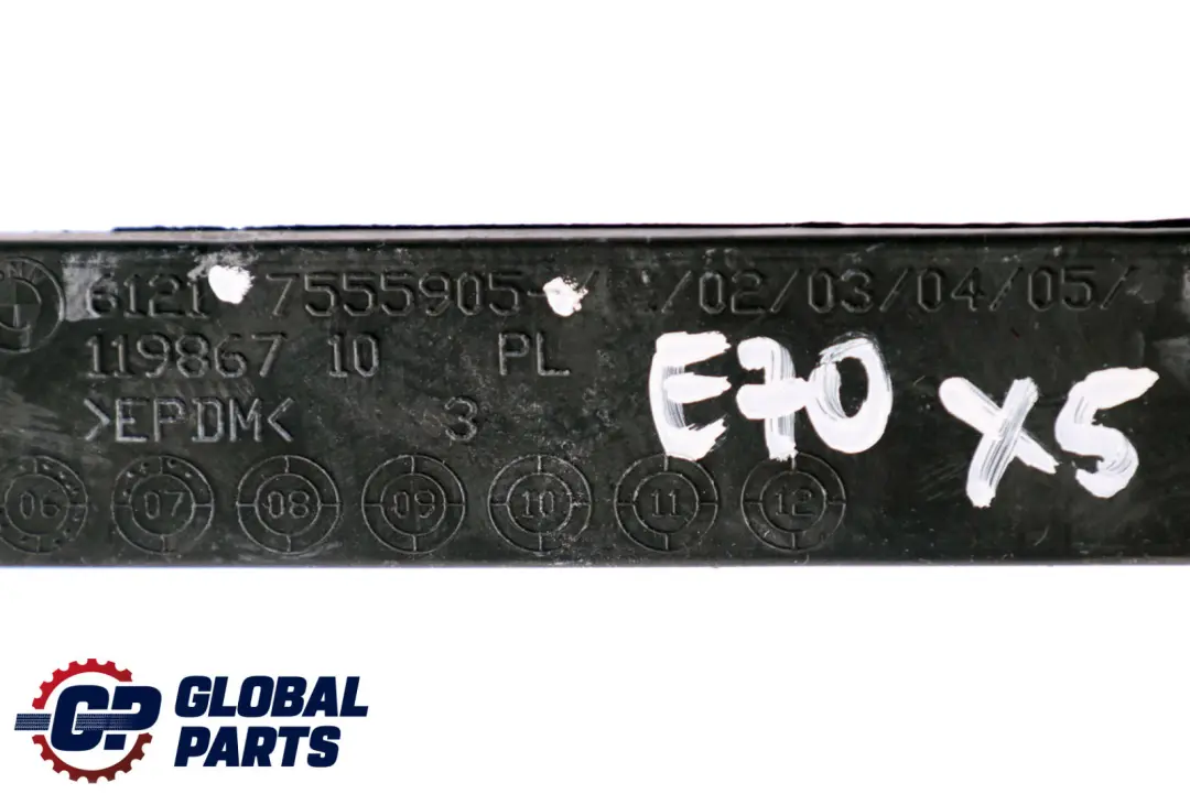 Roll Bar to BMW X5 Series E70 Battery with Part number 7555905 BMW X5 Series E70 Battery Roll Bar - SKU 7555905 - Part number 7555905