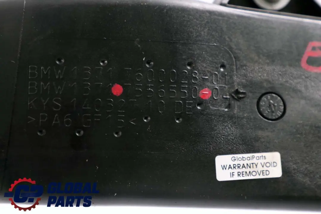 Intake Air Duct Hose Pipe to BMW 1 3 Series E82 E88 135i E90 E91 335i with Part number 7556550 BMW 1 3 Series E82 E88 135i E90 E91 335i Intake Air Duct Hose Pipe - SKU 7556550-1 - Part number 7556550