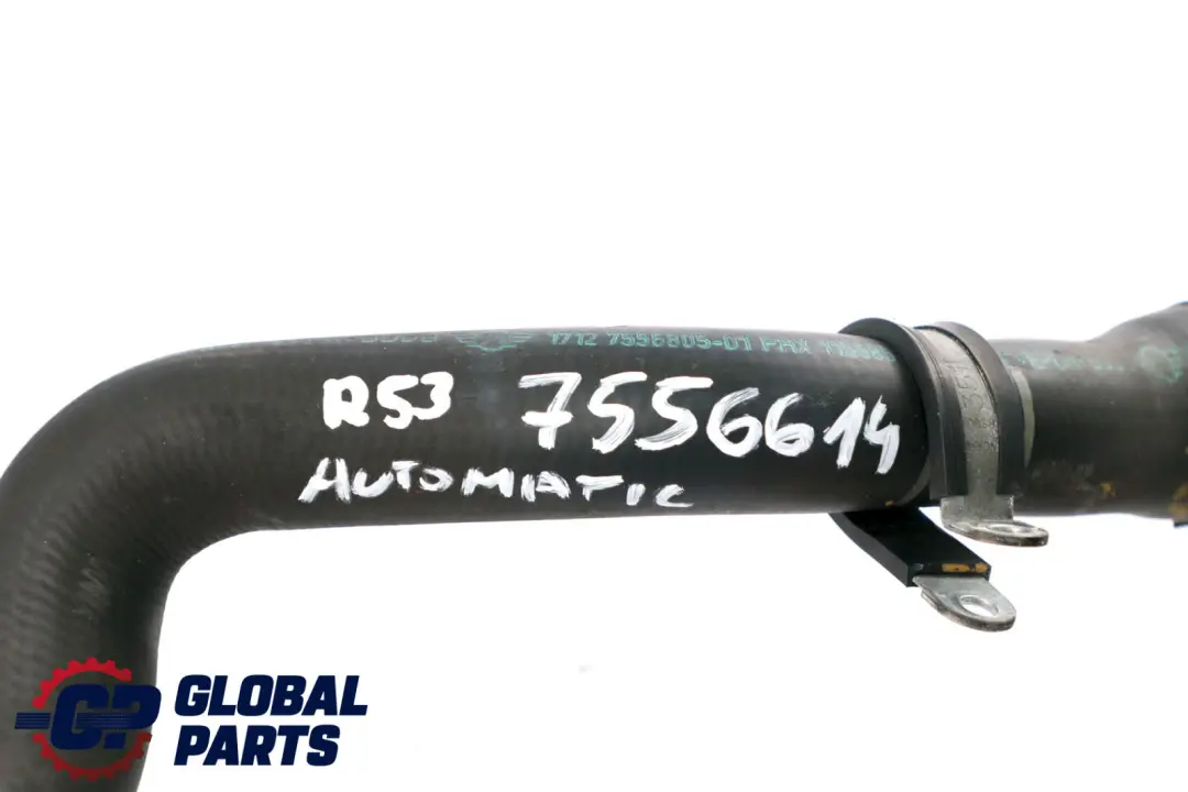 *Mini Cooper R52 R53 Kühlmittelschlauch Rücklauf Automatisch für mit Teilenummer 7556614 *Mini Cooper R52 R53 Kühlmittelschlauch Rücklauf Automatisch - SKU 7556614 - Teilenummer 7556614