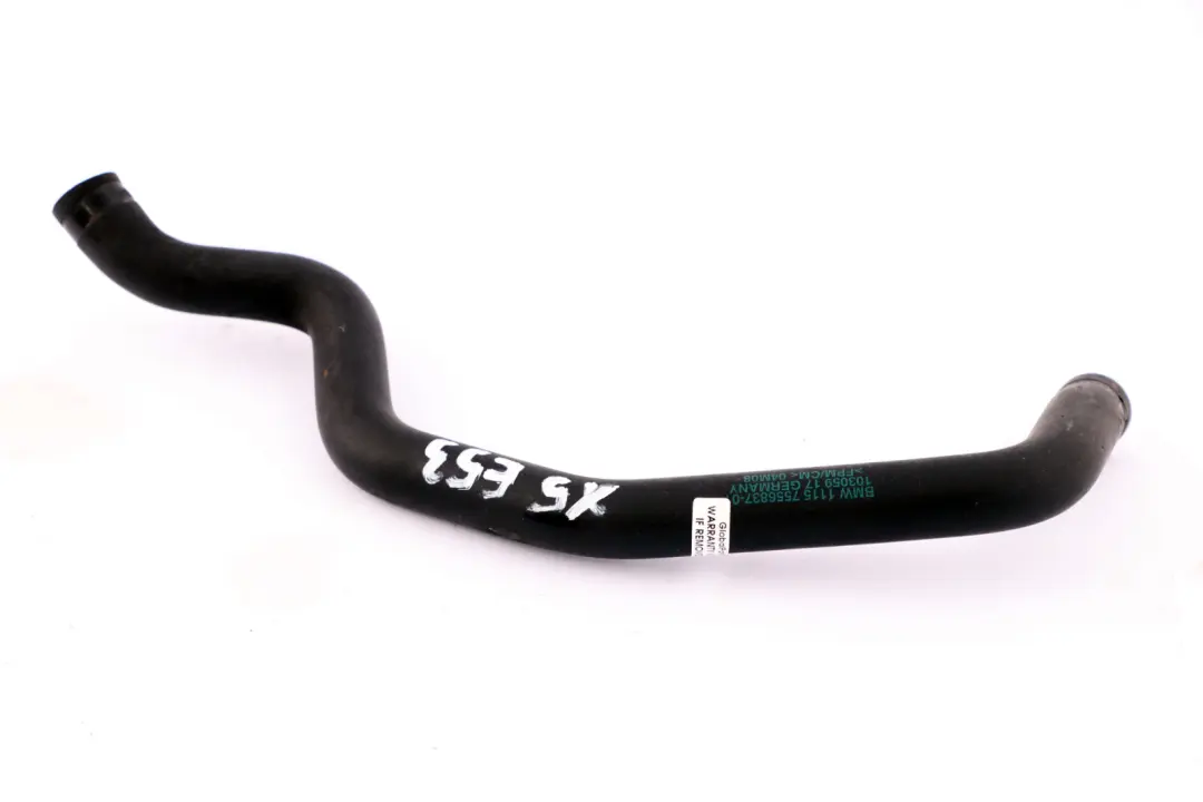 BMW X5 E53 Wasser Entlüftung Schlauch Rohrleitung 1115 - SKU 7556837 - Teilenummer 7556837